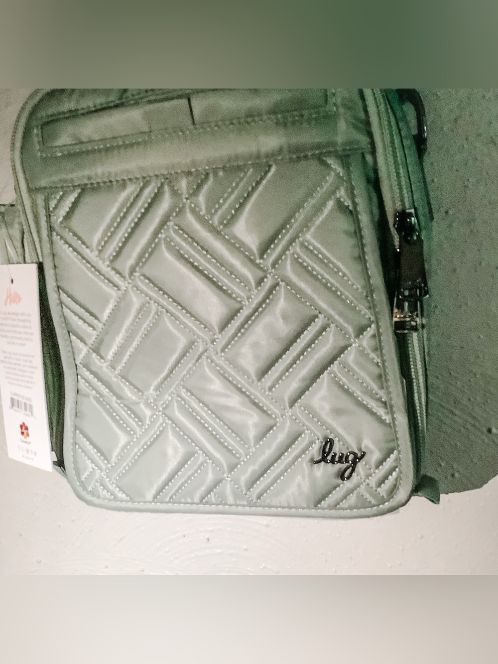 NWT Lug Flapper SE Crossbody Quilted in Olive Green - Picture 3 of 4
